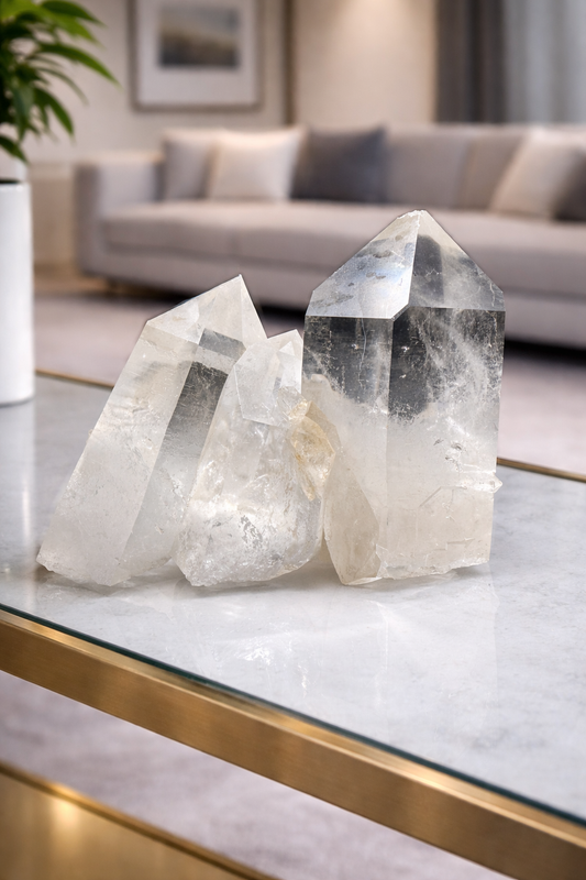 Exklusive Bergkristall Stufe aus Brasilien – extraklar, 11.5 cm, 765 g, naturbelassenes Einzelstück in Spitzenqualität