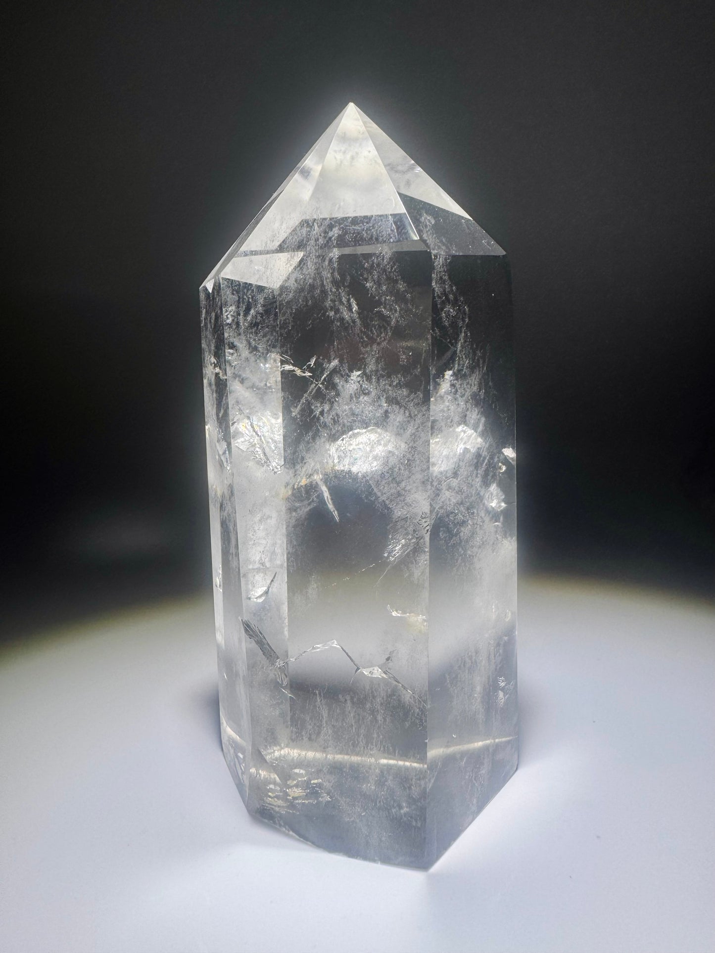 Bergkristall Spitze aus Brasilien 10 cm – Kristall kaufen Schweiz