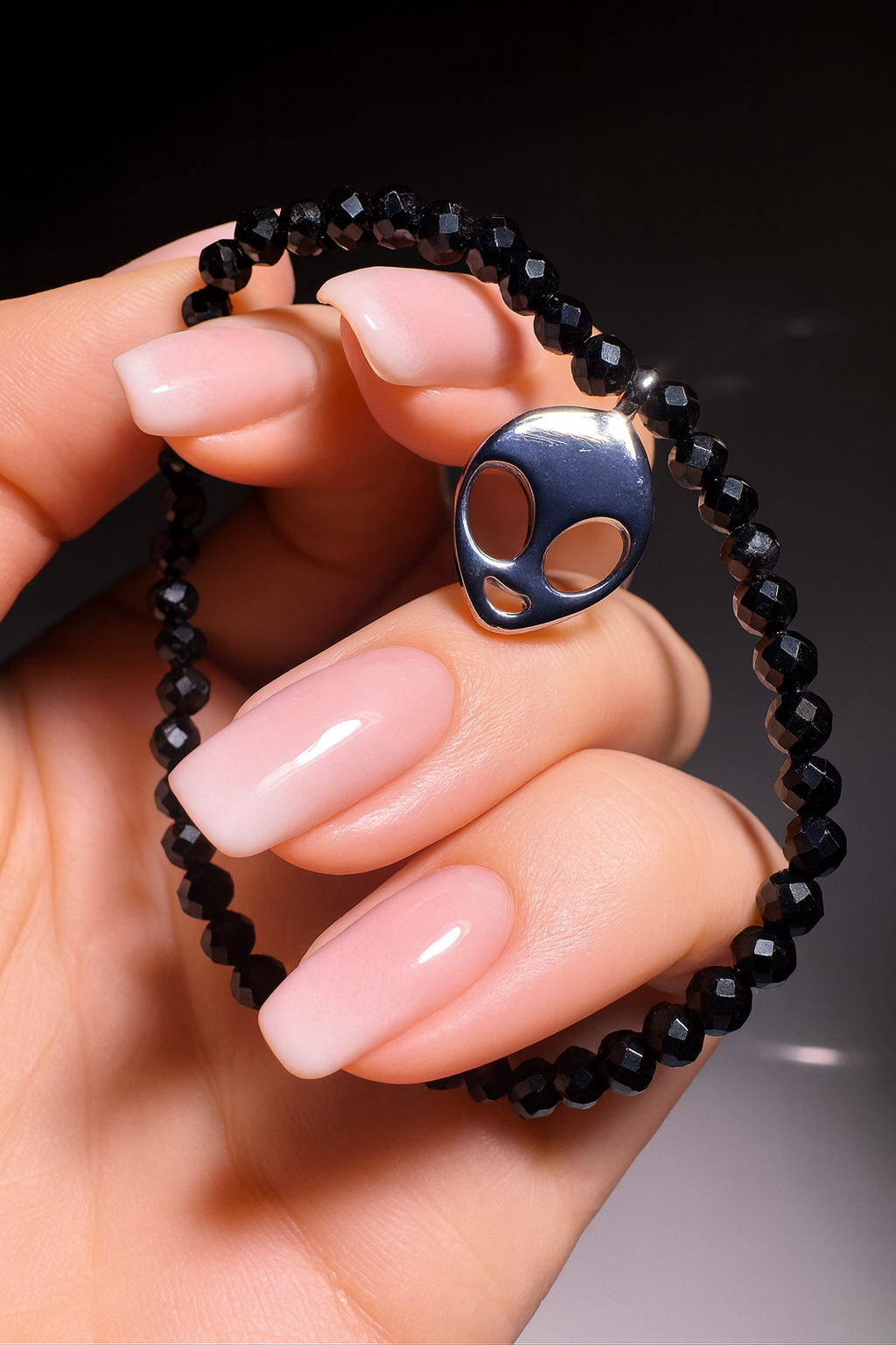 Facettierte Turmalin-Kette handgeknüpft | UNIQUE CRYSTALS 