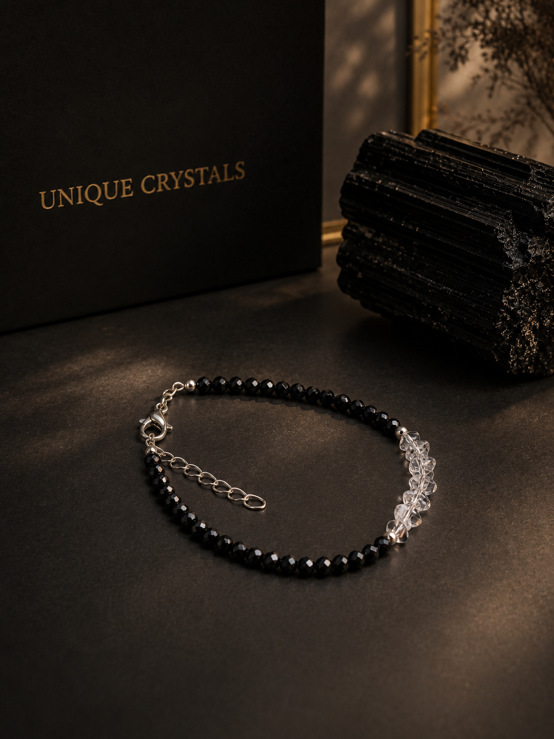 Facettiertes Turmalin-Armband mit Lavendel-Amethyst und verlängerbarem Verschluss