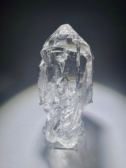 Glasklare Quarzspitze aus dem Himalaya