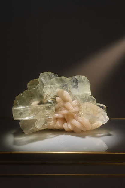 Grüner Apophyllite kaufen – glasklar, selten & Museumsqualität 