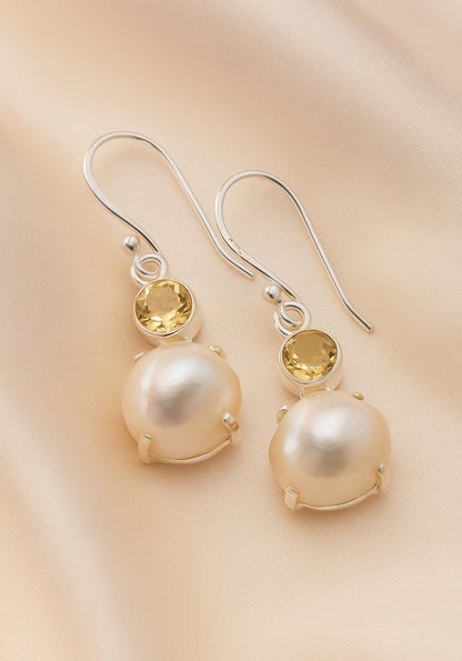 Handgemachter Citrin-Schmuck aus 925 Sterling Silber