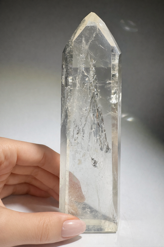 Handverlesener Citrin Kristall 15 cm aus Brasilien