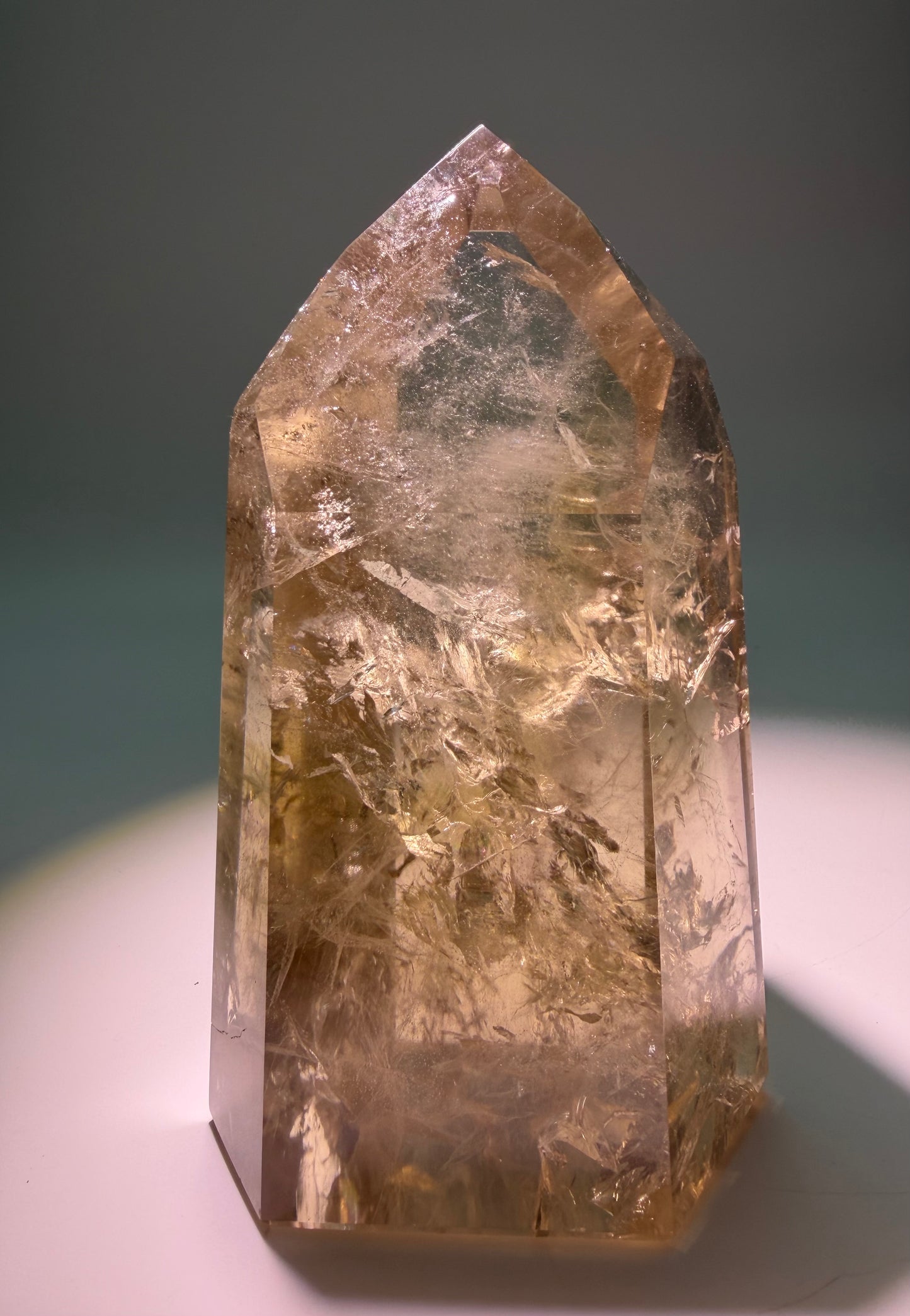 Heilstein Citrin Rohstein XXL – goldener Sonnenedelstein mit kraftvoller Ausstrahlung