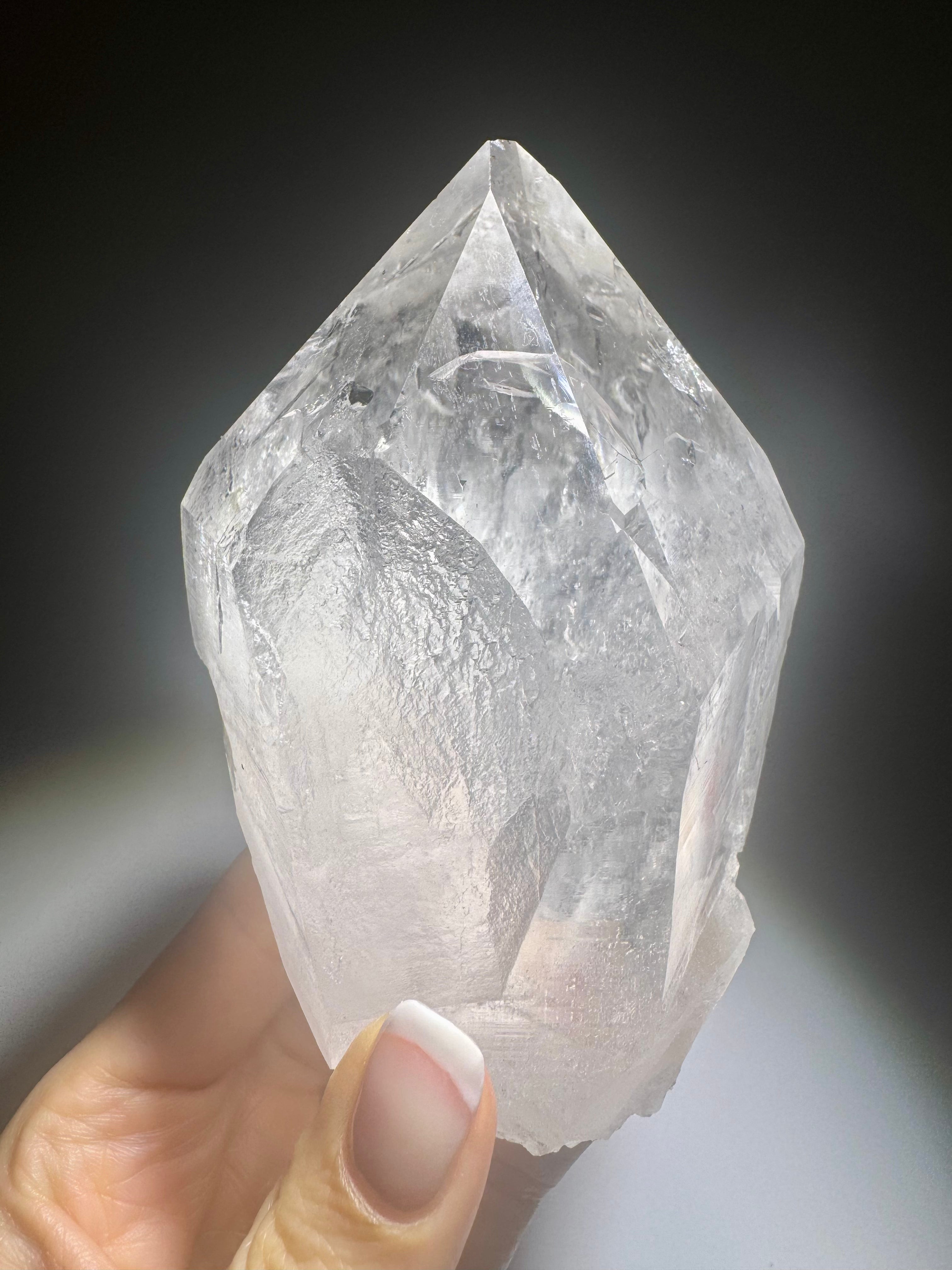 Himalaya Quarz Kristallspitze 11 cm klar