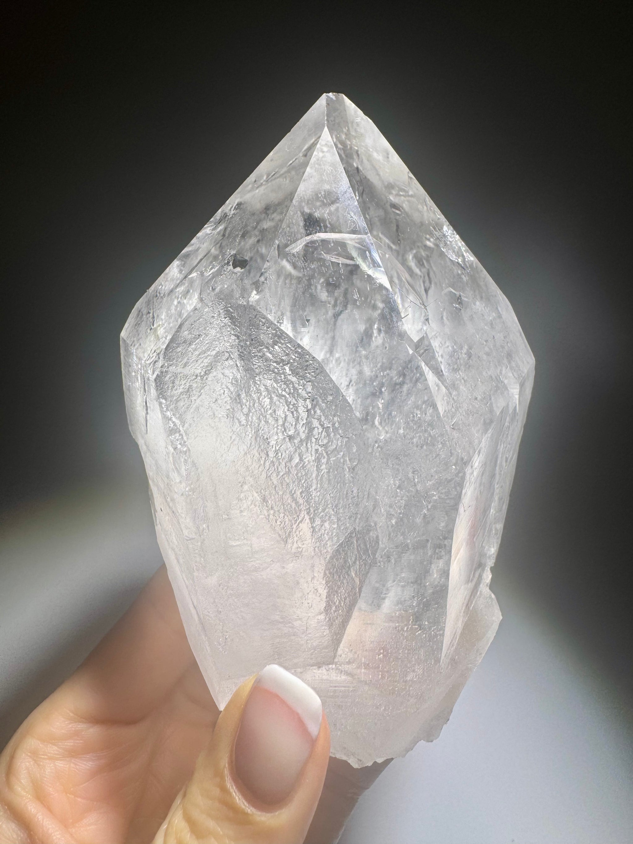 Himalaya Quarz Kristallspitze 11 cm klar