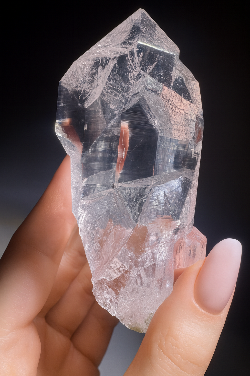 Himalaya Quarzspitze 8.7 cm – kristallreines Berglicht