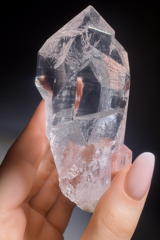 Himalaya Quarzspitze 8.7 cm – kristallreines Berglicht