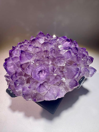 Hochwertige Amethystblüte Stalaktit 1.42kg – Exklusives Naturkunstwerk