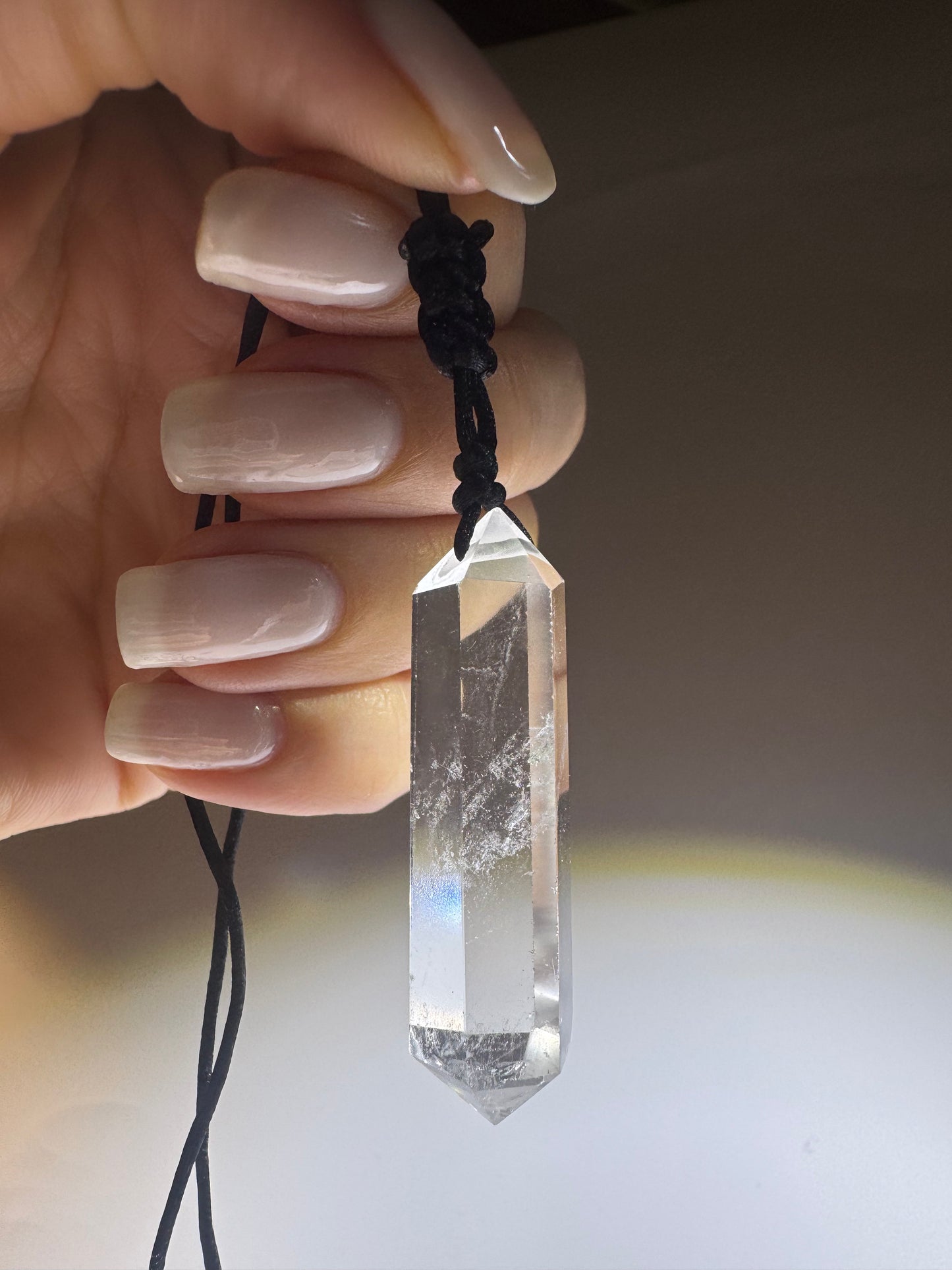 Klarer Bergkristall Anhänger ca. 5 cm 💎✨