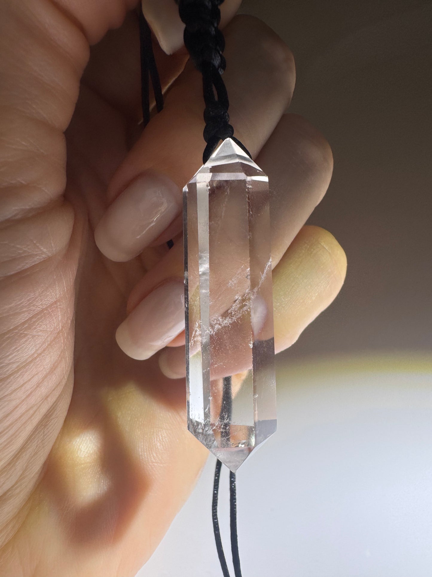 Klarer Bergkristall Anhänger ca. 5 cm 💎✨