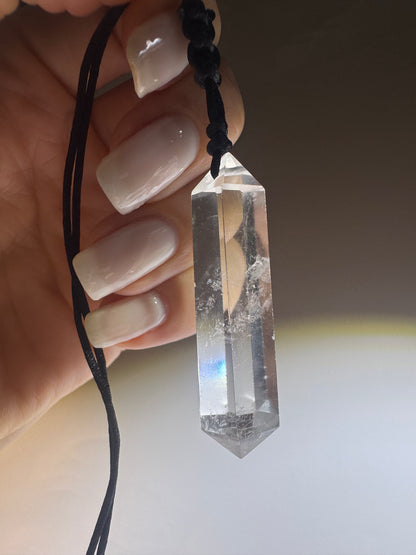 Klarer Bergkristall Anhänger ca. 5 cm 💎✨
