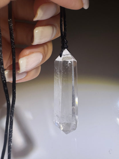 Klarer Bergkristall Anhänger ca. 5 cm 💎✨