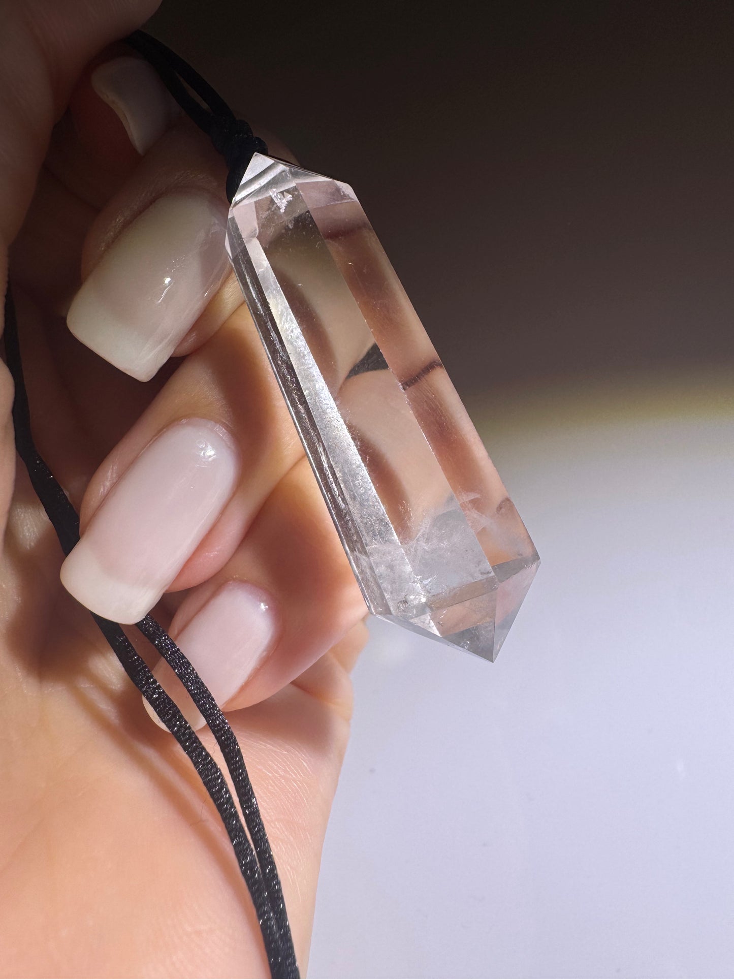 Klarer Bergkristall Anhänger ca. 5 cm 💎✨