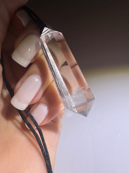 Klarer Bergkristall Anhänger ca. 5 cm 💎✨