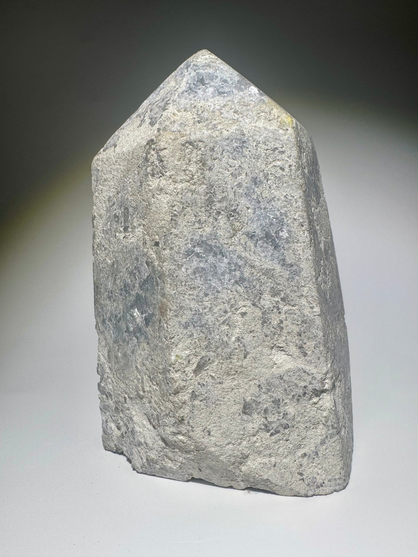 Celestin Spitze 12 cm – extra klare Kristalle in Premiumqualität aus Madagaskar