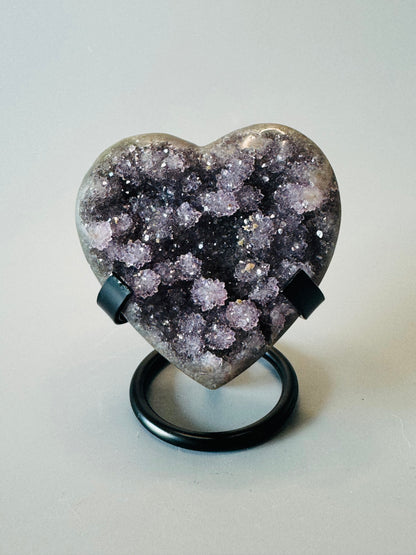 Rainbow Amethyst Herz - 7cm, 142g
