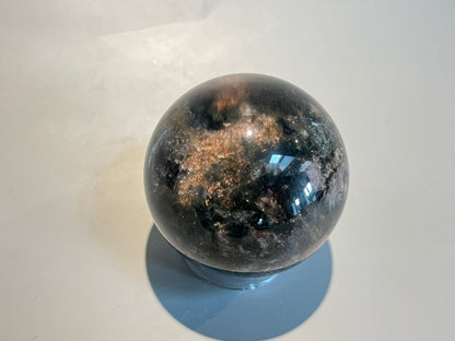 Lodolit Garten Quarz Kristallkugel - 4.8cm, 159g