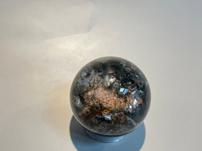 Lodolit Garten Quarz Kristallkugel - 4.8cm, 159g