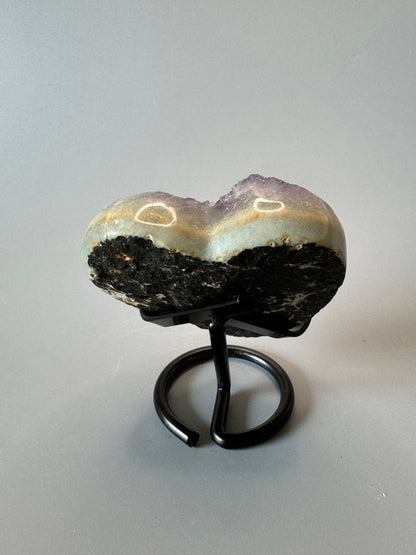 Rainbow Amethyst Herz - 7.5cm, 198g