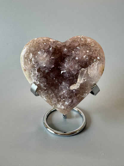 Rainbow Amethyst Herz - 9cm, 398g