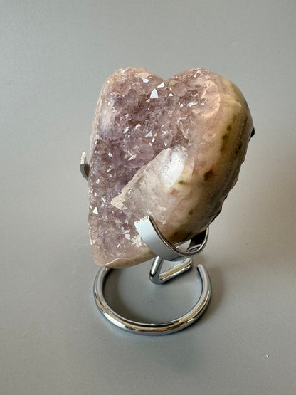 Rainbow Amethyst Herz - 9cm, 398g