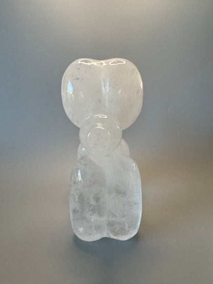 Balloon Dog aus Bergkristall - 19cm, 1.93kg
