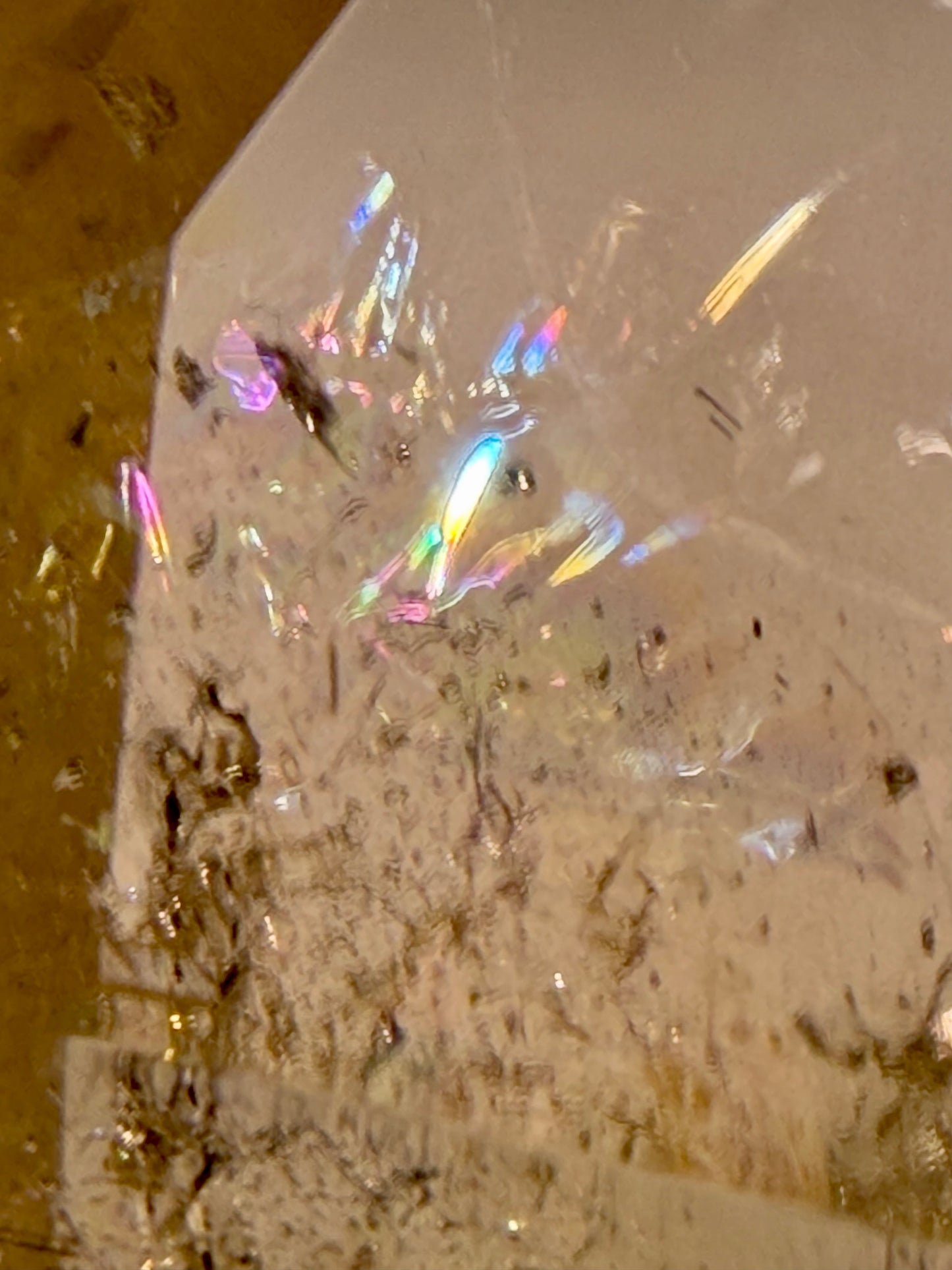 Pointe de citrine naturelle 6,2 cm – cristal ultrapur du Brésil 142 g 💎🍯