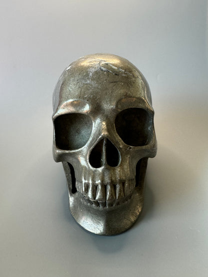 Riesiger super realistischer Schädel / Totenkopf aus Pyrit - 20cm, 9.4kg