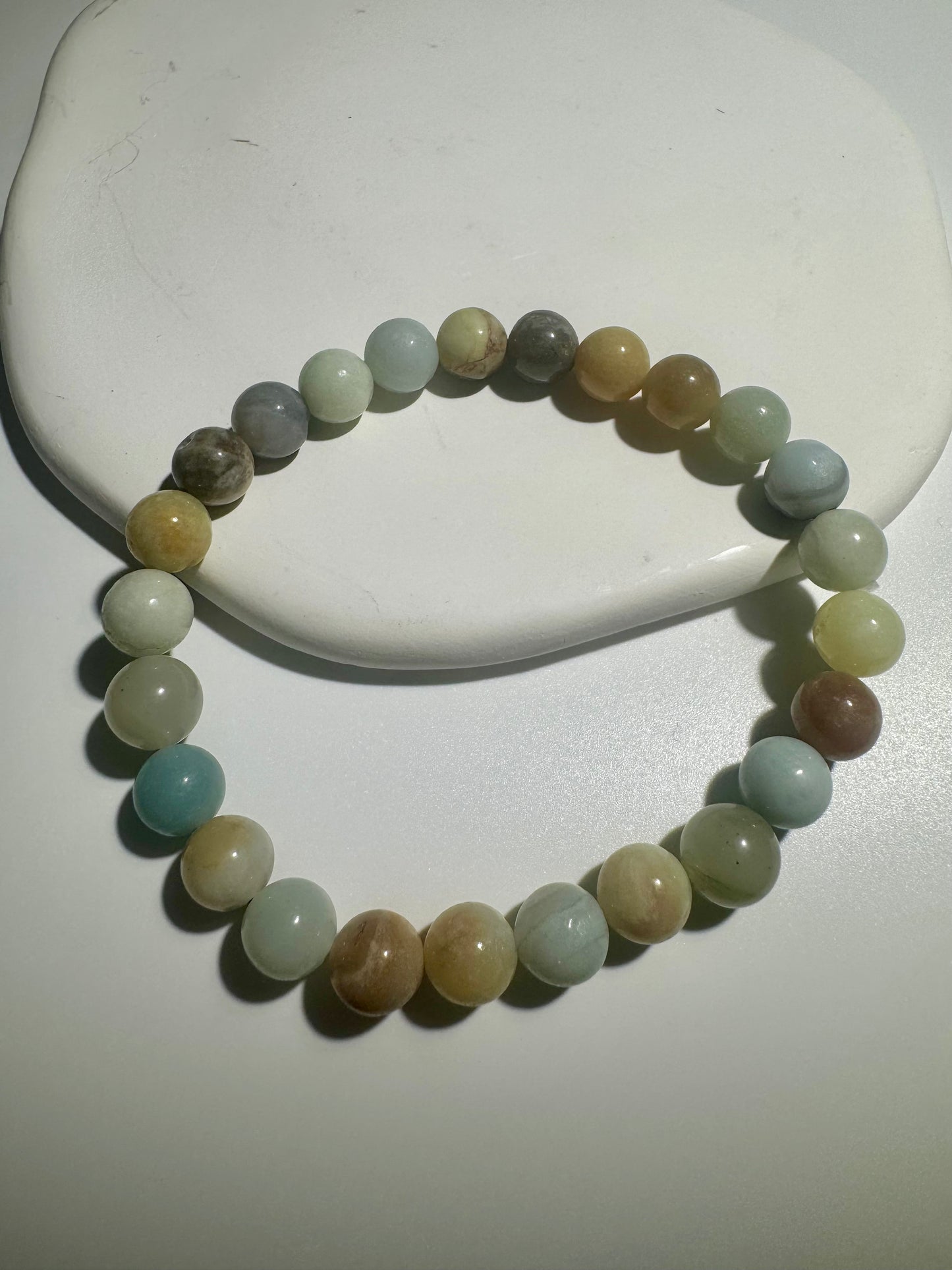 Amazonit Armband 19 cm – Edelsteinarmband für Harmonie, innere Ruhe & Ausgeglichenheit 🌿