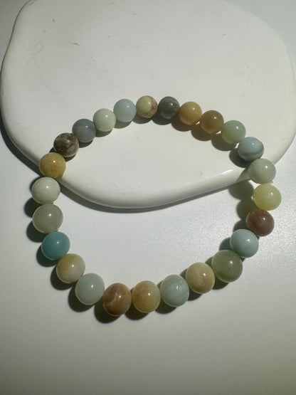 Amazonite bracelet 19 cm – gemstone bracelet for harmony, inner peace &amp; balance 🌿
