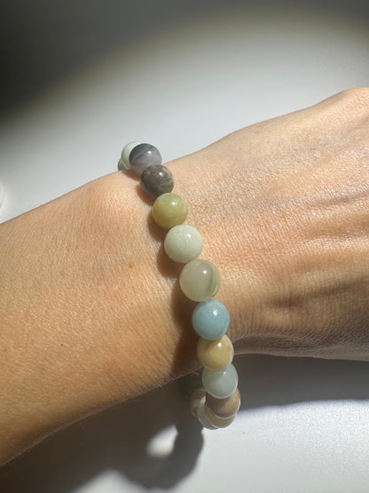 Amazonite bracelet 19 cm – gemstone bracelet for harmony, inner peace &amp; balance 🌿