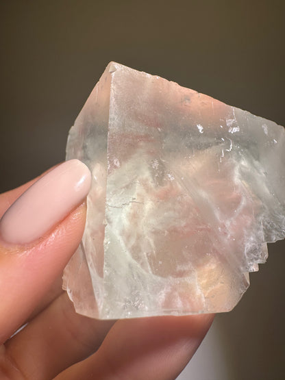 Phantom Glas-Fluorit mit transparenter Struktur – 6 cm, 92 g, einzigartige Qualität