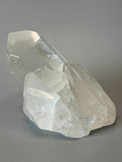 Hochwertige klare Bergkristall Stufe - 12cm, 857g