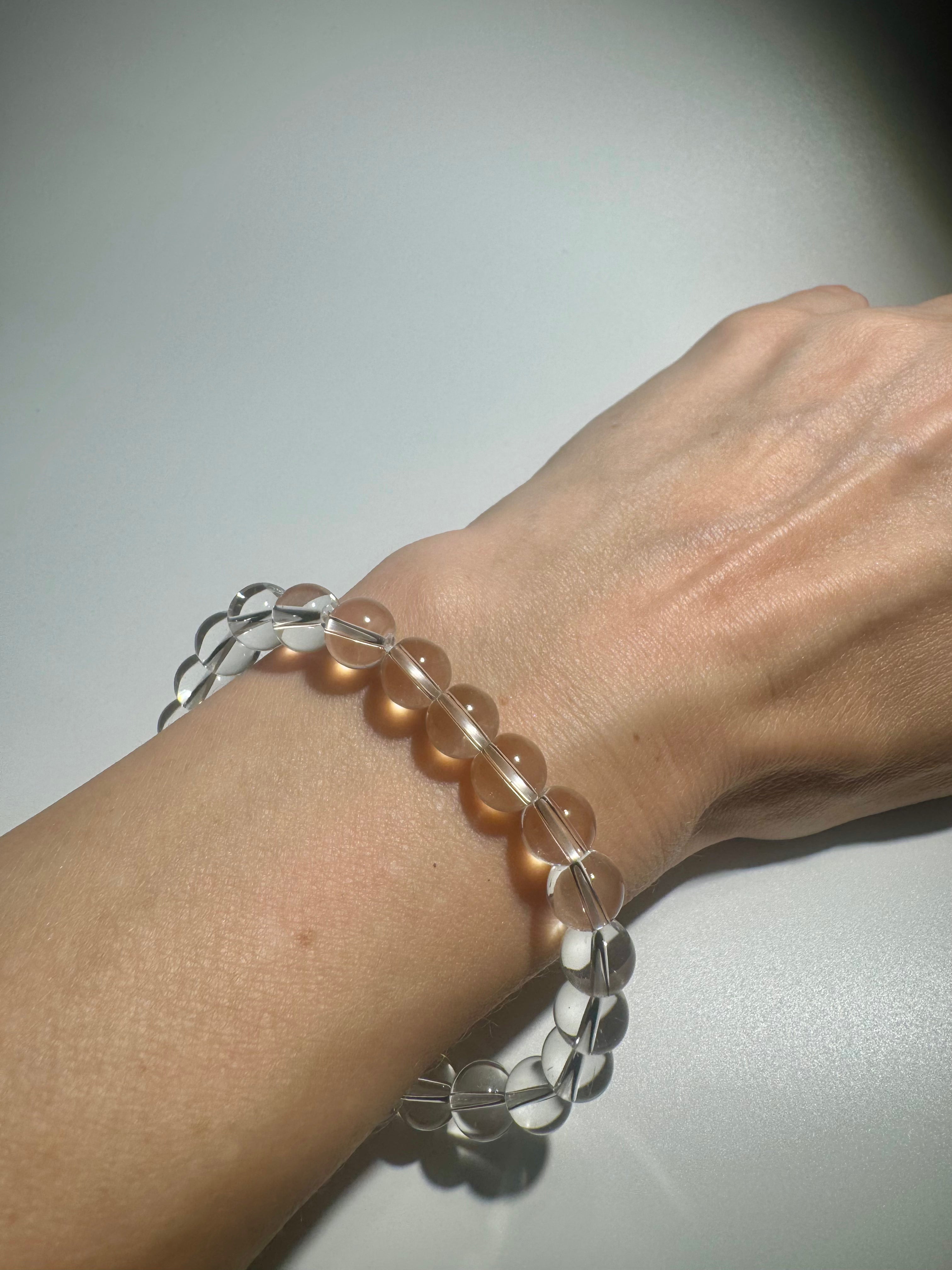 Bergkristall Armband 19 cm – Klarheit & Energieverstärkung aus Naturstein 💎✨