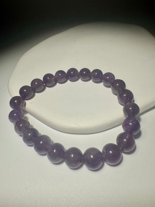 Amethyst Edelstein Armband 19 cm