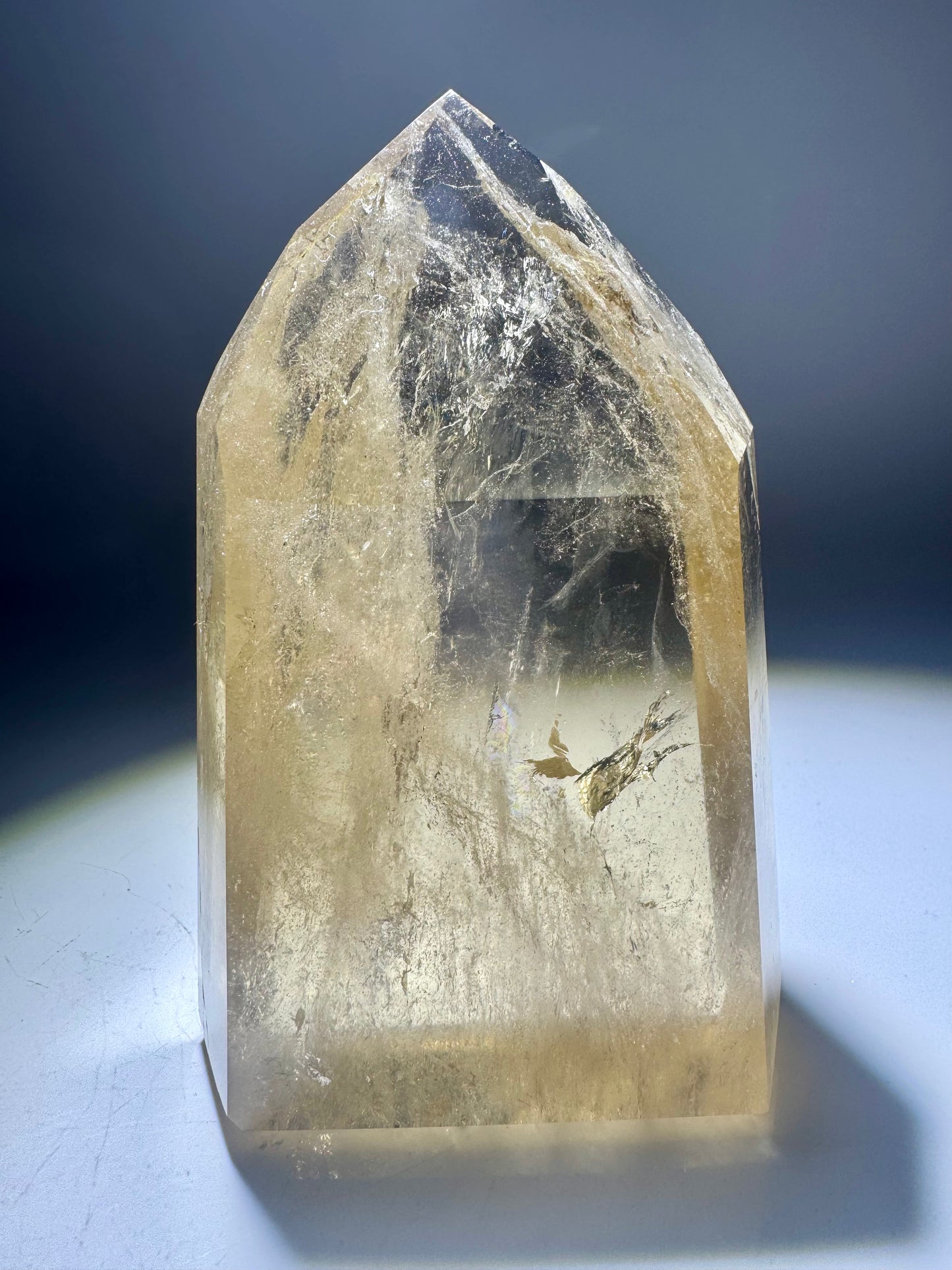 Natürlicher Citrin Kristall 10,3 cm – 343 g Premium Qualität 🍯✨