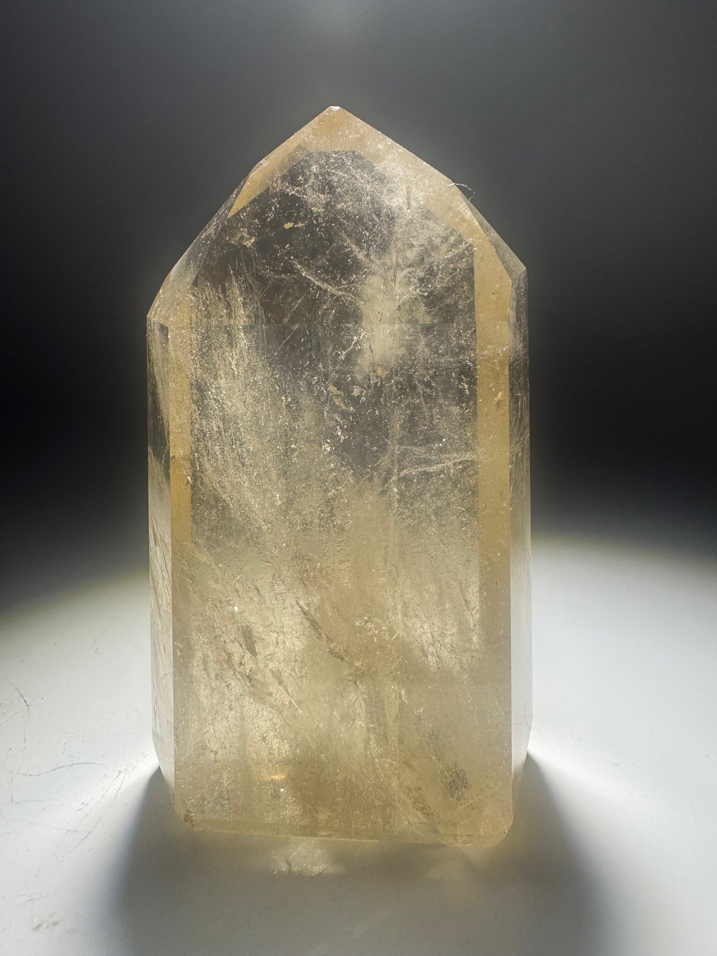 Citrin Kristall 7,9 cm – 150 g Naturkraft aus Brasilien I Premium Qualität