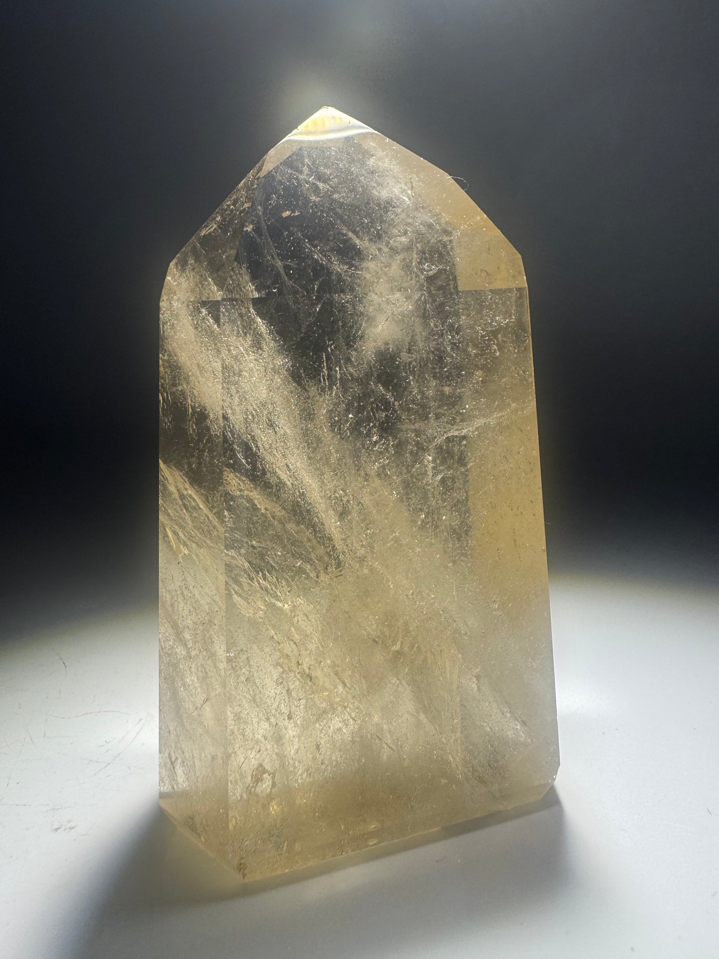 Citrin Kristall 7,9 cm – 150 g Naturkraft aus Brasilien I Premium Qualität