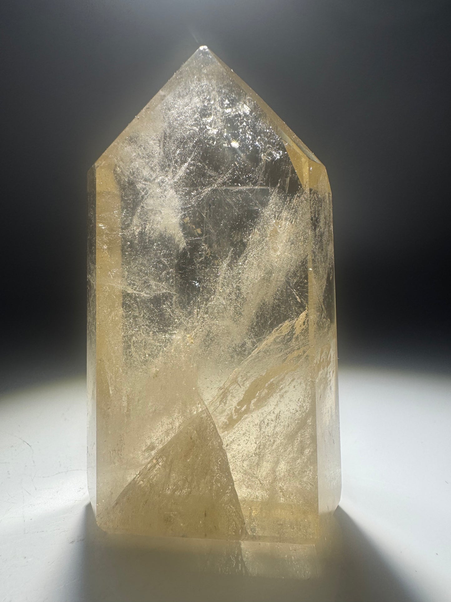 Citrin Kristall 7,9 cm – 150 g Naturkraft aus Brasilien I Premium Qualität