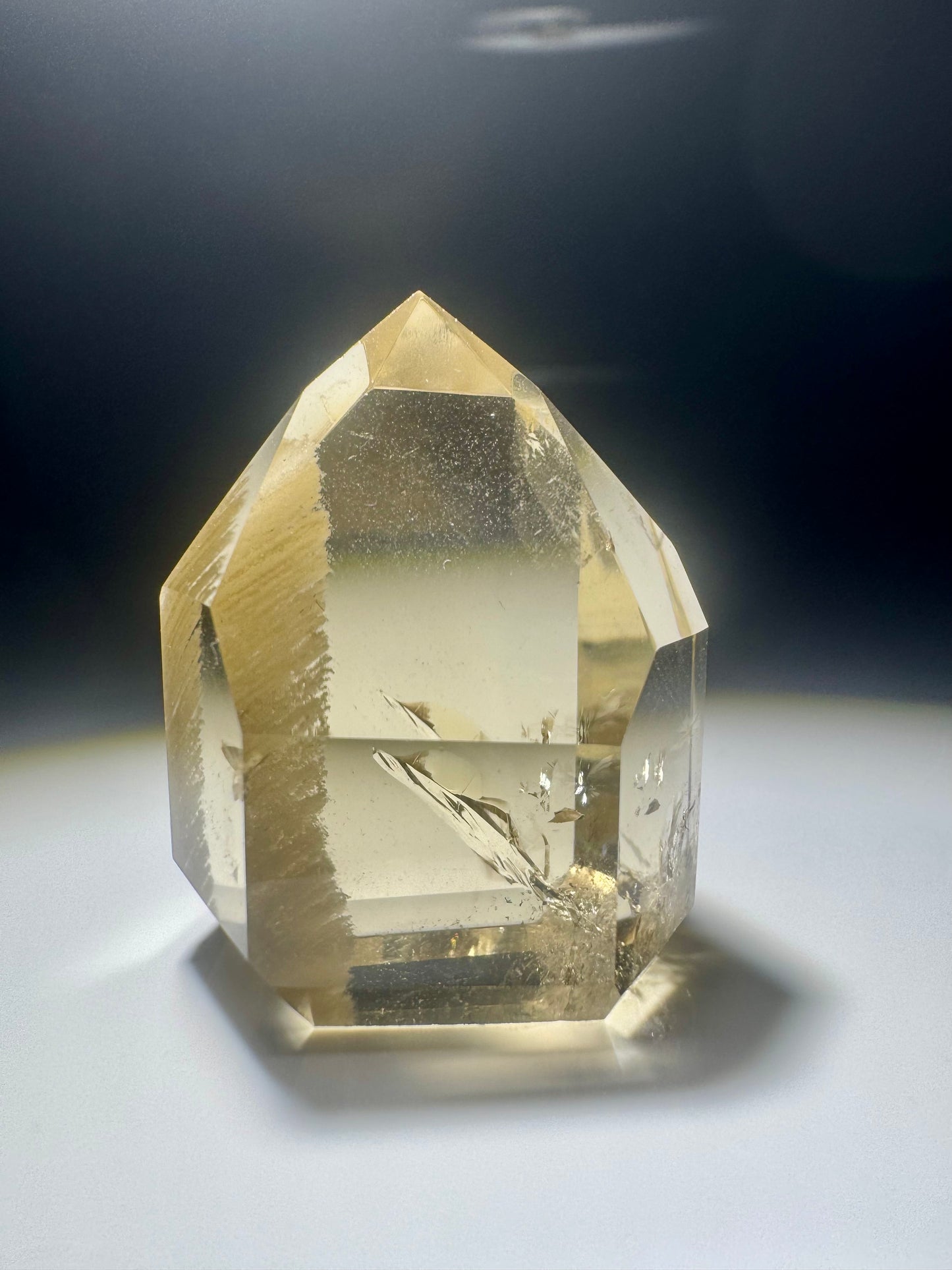 Citrin Kristall 3 cm – Ultra klar & in Museumsqualität 💎