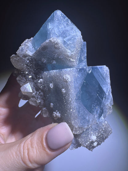 Wunderschöner Fluorit - 9.5cm, 300g