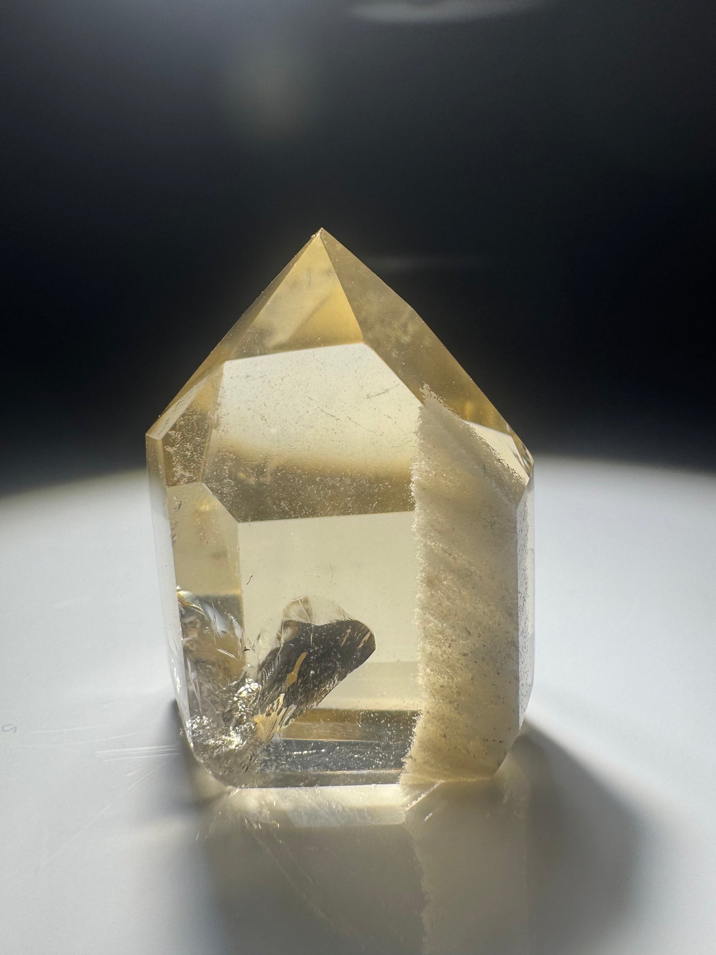 Citrin Kristall 3 cm – Ultra klar & in Museumsqualität 💎