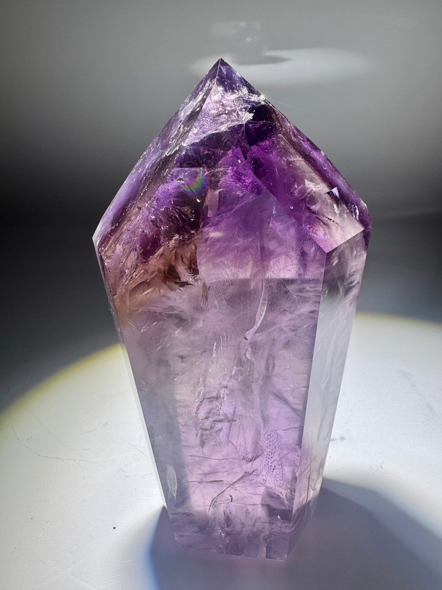 Phantom Amethyst mit Ametrin 10.6cm, 322g - Premium Qualität