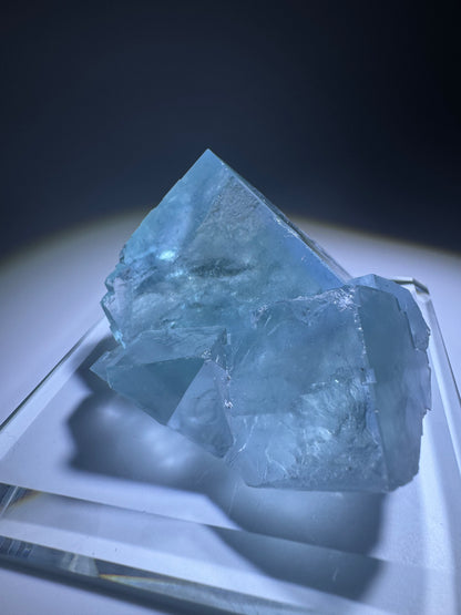 Unique 1A Qualität Glas-Fluorit - 6.4cm, 135g