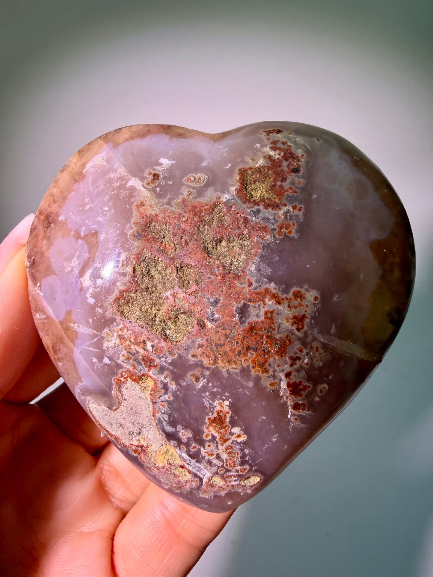 Premium Amethyst Herz 7 cm – 183 g | Kristallherz aus Uruguay