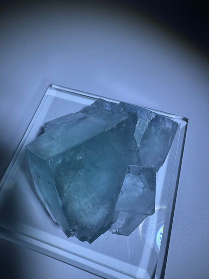 Unique 1A Qualität Glas-Fluorit - 6.4cm, 135g