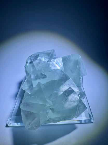 Wunderschöner 1 A Fluorit mit Regenbogen - 9.4, 343g