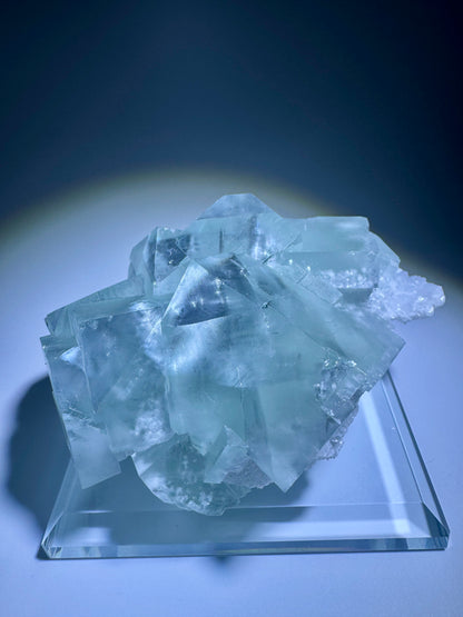 Wunderschöner 1 A Fluorit mit Regenbogen - 9.4, 343g